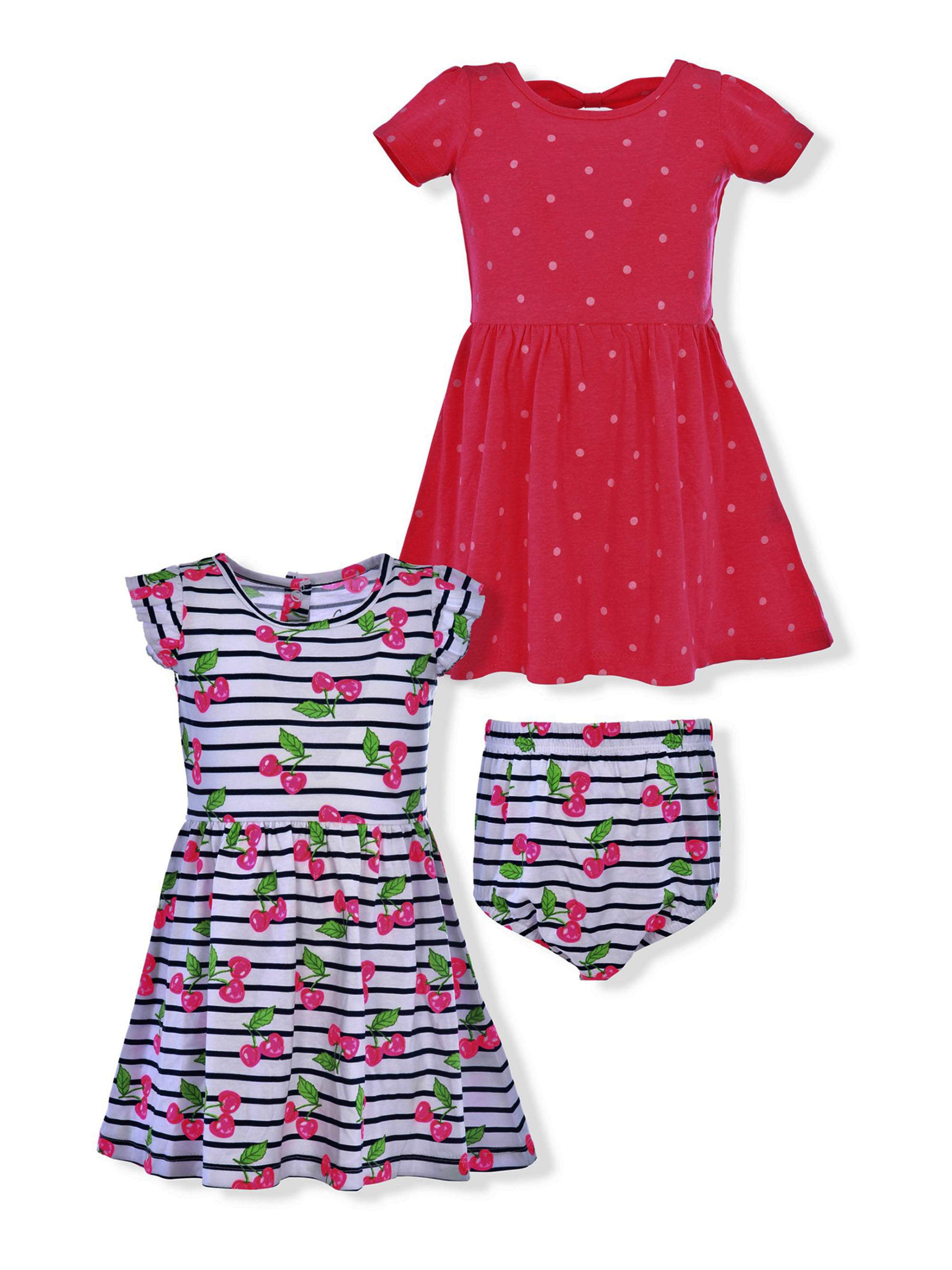 Freestyle Revolution Toddler Girls Knit Dresses, 2-Pack (2T-4T ...