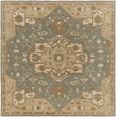 thumbnail image 2 of Mark&Day Wool Rugs, 8x8 Roblin Traditional Medium Gray Square Area Rug, Brown Blue Beige Carpet for Living Room, Bedroom or Kitchen (8' Square), 2 of 8