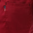 thumbnail image 3 of fastboy Men Women Short Sleeve , Restaurant Chef Jacket Kitchen Coat XL Red, 3 of 8