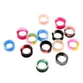 thumbnail image 1 of AMLESO 7 Pairs Mixed Color Silicone Gel Ear Piercing Tunnel Gauge Expander - 14mm, 1 of 5