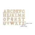 thumbnail image 2 of 104pcs Mini Wooden Letters Blank Wood Letters DIY Painting Chips Wood Slices, 2 of 6