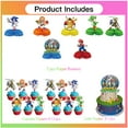 thumbnail image 2 of Super Smash Bros Party Decor Supplies Honeycomb Centerpieces Table Toppers Cake Toppers Decorations for Birthday, 2 of 5