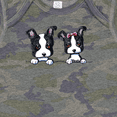 thumbnail image 4 of Inktastic Boston Terriers (dark Apparel) Boys or Girls Baby Bodysuit, 4 of 5
