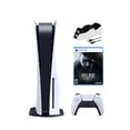 thumbnail image 1 of 2022 New PlayStation Disc Version Gaming Console with Ultra Fast SSD, Wireless Controller, Resident Evil Village & Mytrix Controller Charging Dock, 1 of 7