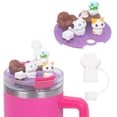 thumbnail image 3 of Compatible With Cup Lid Accessory Charm Cup .0 Accessory Charm 30 Oz 40 Oz With Silicone Cap For Insulated Mugs, 3 of 3