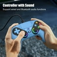 thumbnail image 4 of LED Wireless Controller for P5, Compatible with P5 Pro/Slim/PC, Dual Vibration, Macro/Turbo Function, 3.5mm Audio Jack, 6-Axis Motion Controller Gamepad with Speaker, 4 of 8