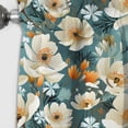 thumbnail image 3 of Designart "Creamy Seashore Bloom Elegance" Floral Blackout Curtain Single Panel, 3 of 4