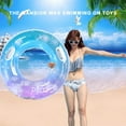 thumbnail image 4 of Oliegs Heated Blanket Inflatable Swim Ring With Adult Pool Underarm Swim Ring Fun Water Activities Chocolate, 4 of 5