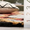 thumbnail image 4 of SAFAVIEH Blossom Abram Geometric Runner Rug, Charcoal/Red, 2'3" x 8', 4 of 7