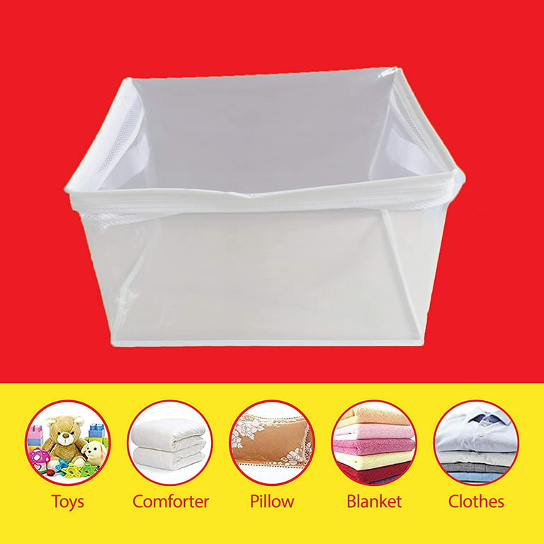 Ziploc Storage Bags for Clothes, Flexible Totes for Easy and