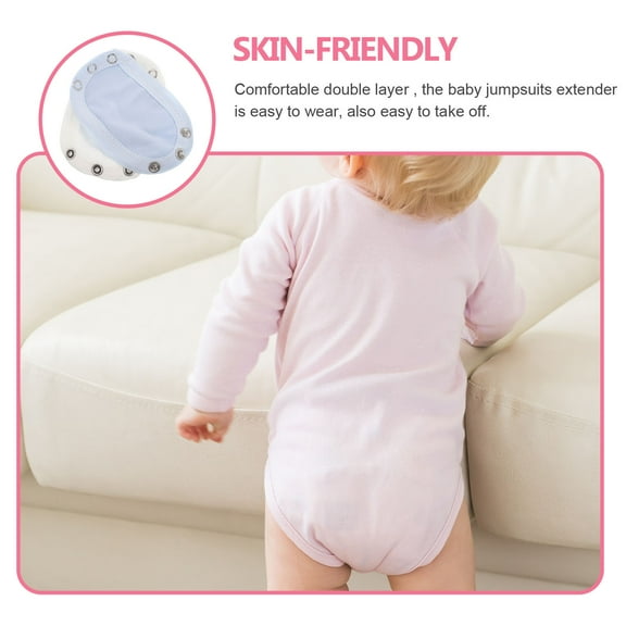 PENIKOKO 2Pcs Bodysuit Extender For Toddler Clothing Extension Temperature Regulation