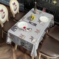 thumbnail image 5 of Boston Terrier Rectangle Tablecloth 60"x120",Waterproof Polyester Rectangle Table Cloth, Wipeable Spillproof Polyester Tablecloth for Dining, Camping, Indoor and Outdoor, 5 of 6