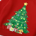 thumbnail image 3 of Baby Boys Sweatshirts Christmas Reindeer Fleece Crewneck Pullover Winter Warm Xmas Sweaters Tops 3t (8170-Red), 3 of 5