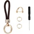 thumbnail image 1 of HUGFEGWE Car Keychain for Women, Rhinestone Leather Key Holder, Anti Lost Wallet Keychain for Car Key Access Card U2537-30776, 1 of 9