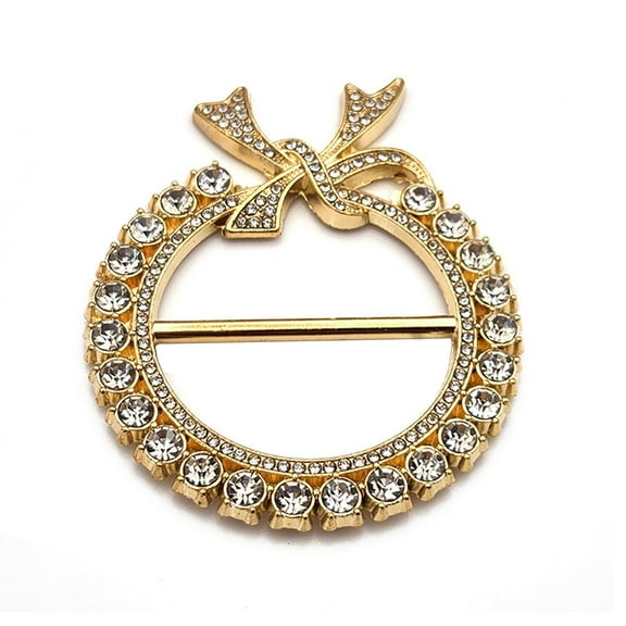 Star Heart Scarf Rings Clip T-shirt Tie Clips Shirt Clip T-Shirt Tie Rings Clips Women Girl for Women Rings Wrap Holder