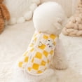 thumbnail image 2 of Lohuatrd Pet Clothes Fashionable Checkerboard Pattern Winter Dog Vest Soft Pet Plush Jacket Coat Pet Supplies, 2 of 7