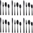 thumbnail image 2 of AMERTEER Silverware Set Flatware Set Stainless Steel Dinnerware Set for 6  24-Piece Cutlery Set  Silver, 2 of 8