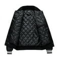 thumbnail image 5 of Casual Baseball Collar Jacket (L, Blue), 5 of 6
