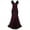 Black + Burgundy, variant on IBTOM CASTLE Women's 1920s Flapper Dress Vintage Great Gatsby Party Sequin Maxi Evening Cocktail Dresses XXL Black + Burgundy