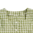 thumbnail image 5 of mgoYE Toddler Baby Girl Summer Clothes Flutter Sleeve Tee Plaid Pant Cute Casual Playwear Set 12 18 Month 2 3 4 5 T Size 18-24 Months, 5 of 6