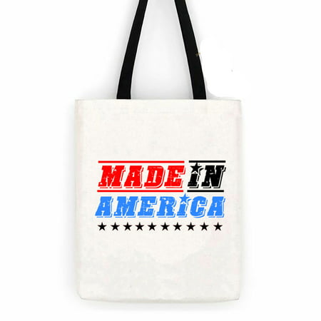 Custom Apparel R Us - Made In America Cotton Canvas Tote Carry All Day Bag - 0