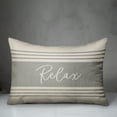 thumbnail image 3 of Creative Products Relax Linen Gray 14 x 20 Indoor / Outdoor Pillow, 3 of 3