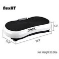 Fitness Body Shape Vibration Platform Crazy Fit Exercise Machine (White