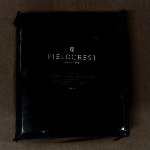 Fieldcrest Supima Classic Hemstitch Sateen FULL Sheet Set 700 Thread Sea Salt 