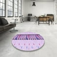 thumbnail image 3 of Ahgly Company Indoor Rectangle Patterned MediumOrchid Purple Area Rugs, 8' x 12', 3 of 6