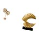 thumbnail image 5 of Escultura abstracta nórdica creativa de metal con forma de hoja , adorno para mesa, fiesta, dormitorio, sala de estar, decoración del hogar,, 5 of 8
