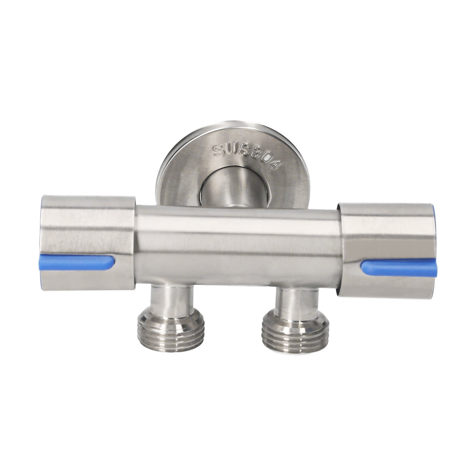 KKmoon Bidet TAdapter with Shut off Valve Stainless Steel Water