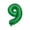 9, variant on 32/42 Inch Number Balloons Green 0-9 Number Mylar Foil Balloons,10 Pcs Green Custom Digital Balloons for Birthday Party Engagement Graduations Anniversary Baby Shower Decorations Party Supplies