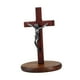 thumbnail image 3 of Figura de crucifijo de Jesús, regalo de cruces, decoración de mesa, estatua religiosa de oración para Plata, 3 of 9