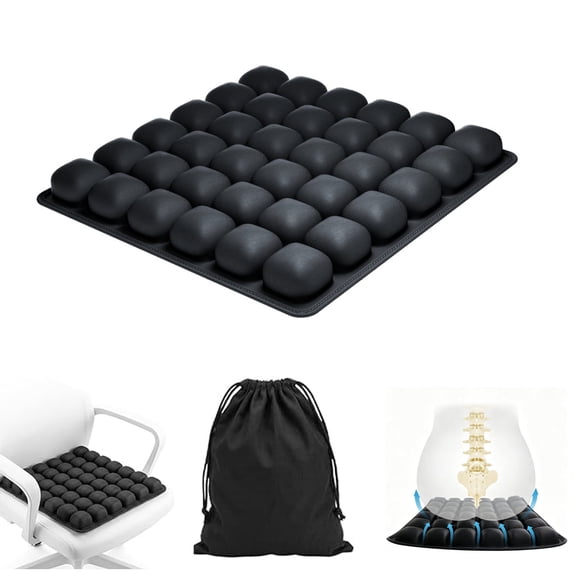 3D Air Cell Seat Cushion, Comfortable Travel Seat Cushion for Car Seat, Office Chair, Wheelchair, Bed Sore & Tailbone Pain Relie Travel Cushion-2026 New Inflatable Seat Cushion