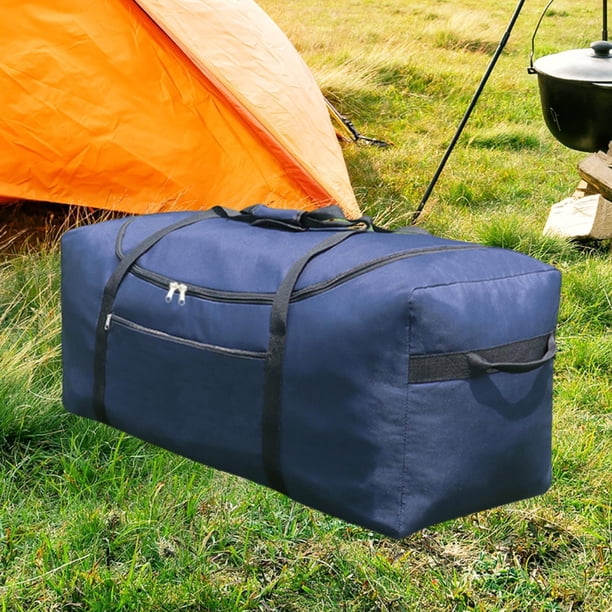 Bolsa de almacenamiento para acampar al libre, portaequipajes, a prueba de polvo, portátil, para picnic, mochila de viaje, bolso de mano para L