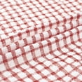 thumbnail image 2 of REGALWOVEN 6 Pack Thin Checked Kitchen Towels Cotton Kitchen Dish Cloths Red 11" x 16", 2 of 6