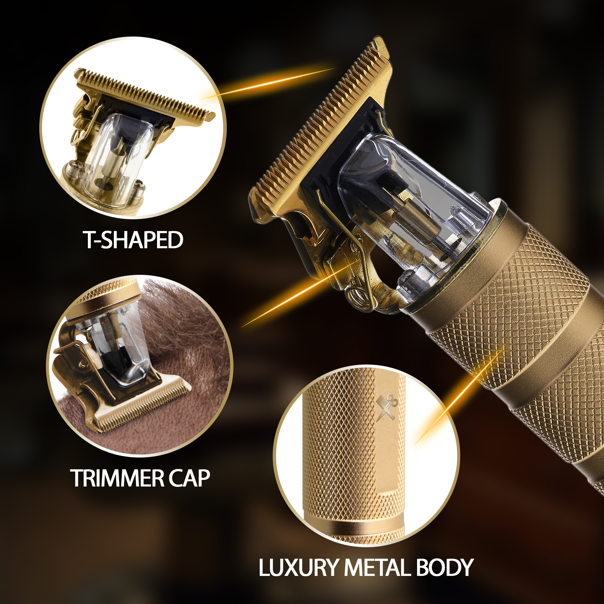 Cutting Edge Rechargeable Zero Gap T-Blade Beard Trimmer photo 4
