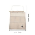 thumbnail image 2 of Supvox Wall Storage Organizer Wall Hanging Storage Bag 1Pcs Family Bedroom Kitchen Bathroom, 2 of 7
