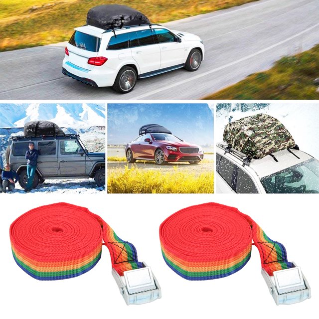 Ladder Strap, Durable Adjustable Easy To Use Cam Buckle Tie-Down Strap for Surfboards for Luggage / 9.8ft,4m / 13.1ft