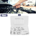 thumbnail image 1 of Clevis Pin Assortment Kit 12 Sizes Stainless Steel Clevis Pin Single Hole Flat Head T Shape Round Pin Assortment Kit for Car, 1 of 7