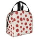 thumbnail image 2 of Balery Abstract Red Polka Dot Bolsa de Almuerzo Aislada – Caja de Almuerzo con Papel de Aluminio Grueso, Mantiene la Comida Fresca por 4 Horas, 2 of 8
