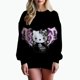 thumbnail image 1 of Sudaderas y sudaderas para mujer Sudaderas con estampado lindo de Hello Kitty Sudaderas de otoño y primavera Sudaderas con capucha de manga larga Harajuku de otoño y primavera, 1 of 1