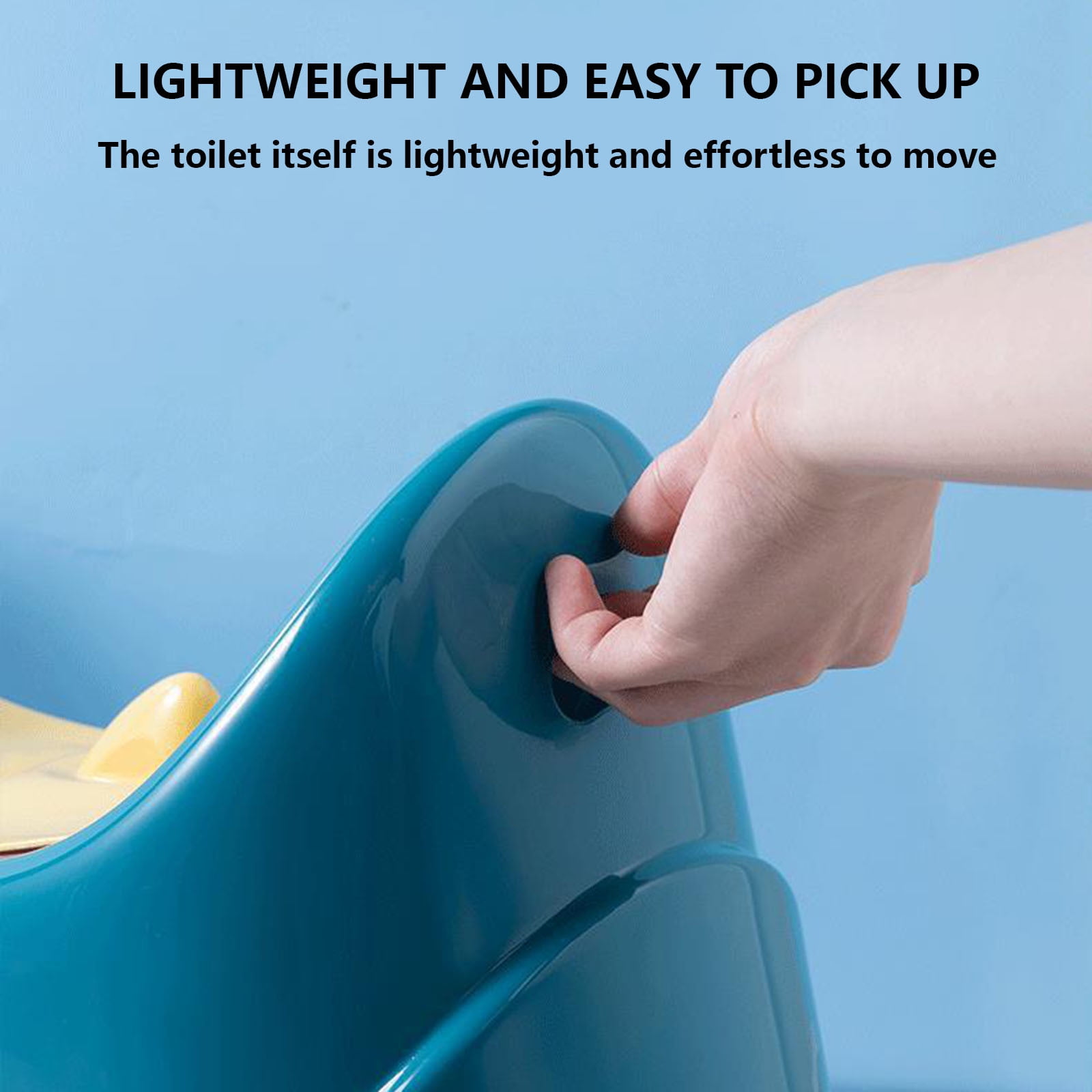 Children's Potty Seat - New Style Baby Potty for Boys and Girls, Toddler Urinal, Lightweight and Easy to Clean, Odor-Free Design with Cover, 1-2 Years, Portable Toilet Seat for Toddlers, Safe