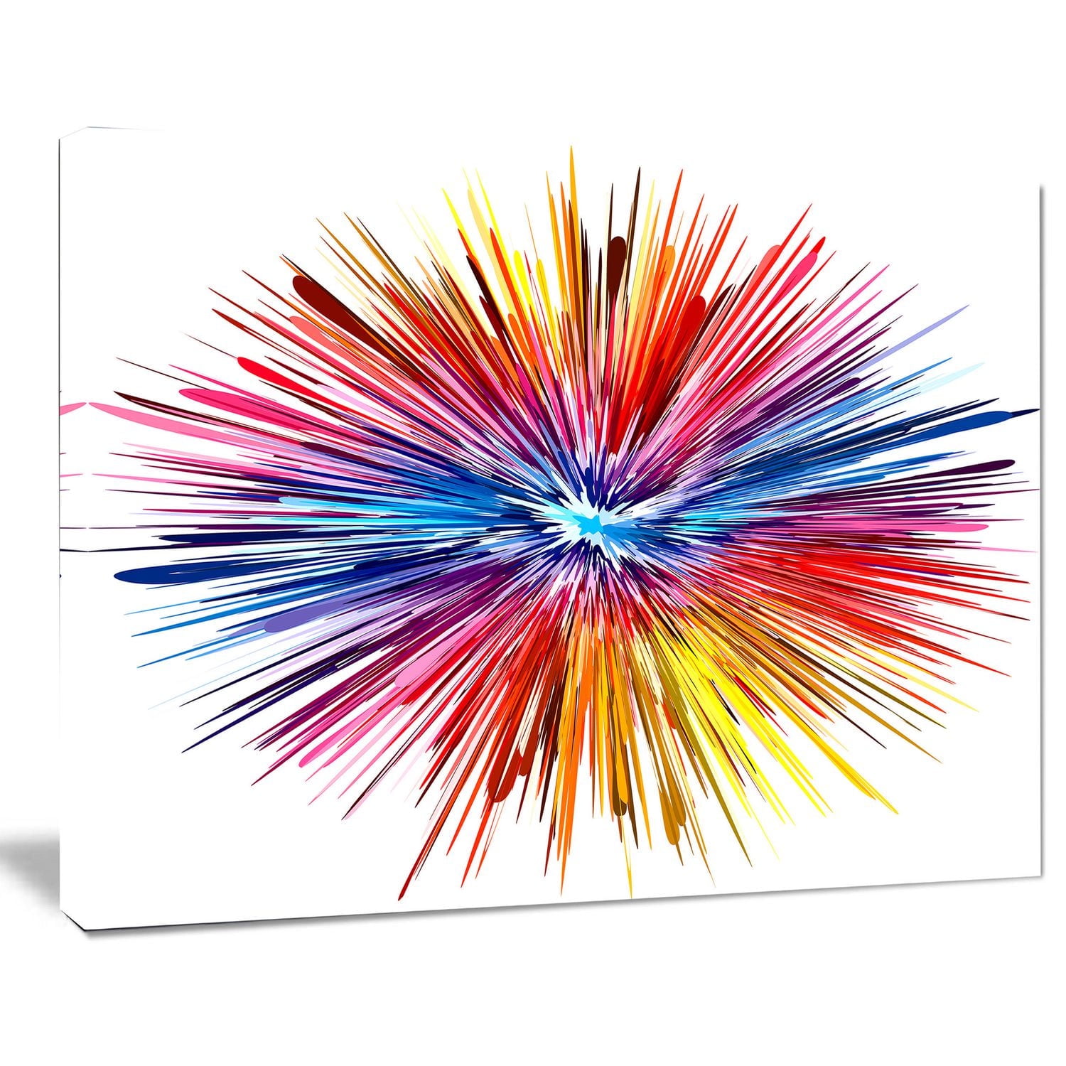 Impression sur toile « explosion de couleur » Design Art