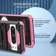 thumbnail image 6 of for Google Pixel 9 / 9 Pro Case - Heavy Duty Phone Holster with Belt Clip | with Kickstand | Shockproof, Dual Layer Protective | Drop Protection Hybrid Case for Google Pixel 9 / 9 Pro | Pink, 6 of 15