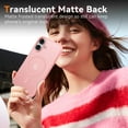 thumbnail image 5 of YINLAI iPhone 17 Case Compatible with Mag-safe,Translucent Matte Frosted Anti-Fingerprint Slim Shockproof Women Men Protective Case for iPhone 17 6.3",Pink, 5 of 8