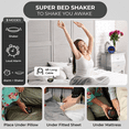 thumbnail image 3 of Sonic Bomb Dual Extra Loud Alarm Clock with Bed Shaker, Blue | Sonic Alert Vibrating, Heavy Sleepers, Battery Backup | Wake with a Shake, 3 of 7