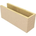 thumbnail image 5 of Ekena Millwork 6"W x 8"H x 20"L Block Woodgrain TimberThane Rafter Tail, Primed Tan, 5 of 6