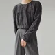 thumbnail image 5 of Sudadera con cuello redondo y capa base, camiseta de manga larga para hombre, ropa normal Y2k, talla S, camiseta coreana, otoño, jerséis para hombre, 5 of 5