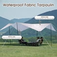 thumbnail image 5 of 6.5x10FT Tarp, Eurhowing 12 Mil Tarps Heavy Duty Waterproof Poly Tarp Cover, UV & Tear Resistant Tarpaulin for Truck Construction Farm, 5 of 7
